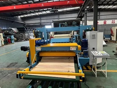 Spindelfurnier -Schale -Maschine testen